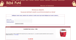 Desktop Screenshot of deposants.bebefutechallans.com